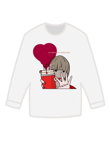 画像1: 【＃STREET No.4】ロングスリーブTシャツ/ホワイト サイズ：（XS/S/M/L/XL) (1)