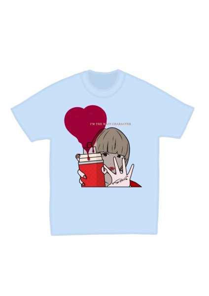 画像1: 【＃STREET No.4】Tシャツ/ライトブルー サイズ：（120/150/S /M /L /XL)  (1)